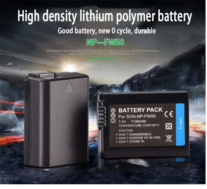 1130mAh NP FW50 fw50 батарея для камеры lcd USB зарядное устройство+ для sony NP-FW50 Alpha a6500 a6300 a6000 a5000 a3000 NEX-3 a7R