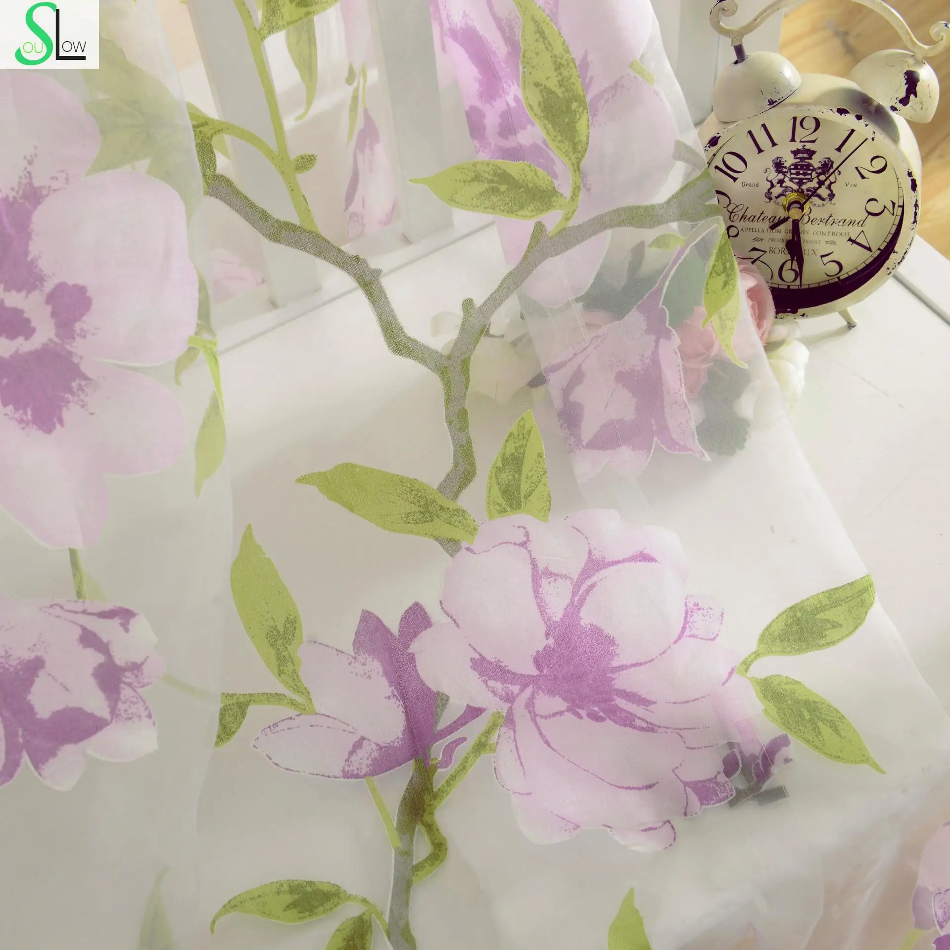 Занавеска из хлопка и льна для спальни гостиной кухни | Дом сад