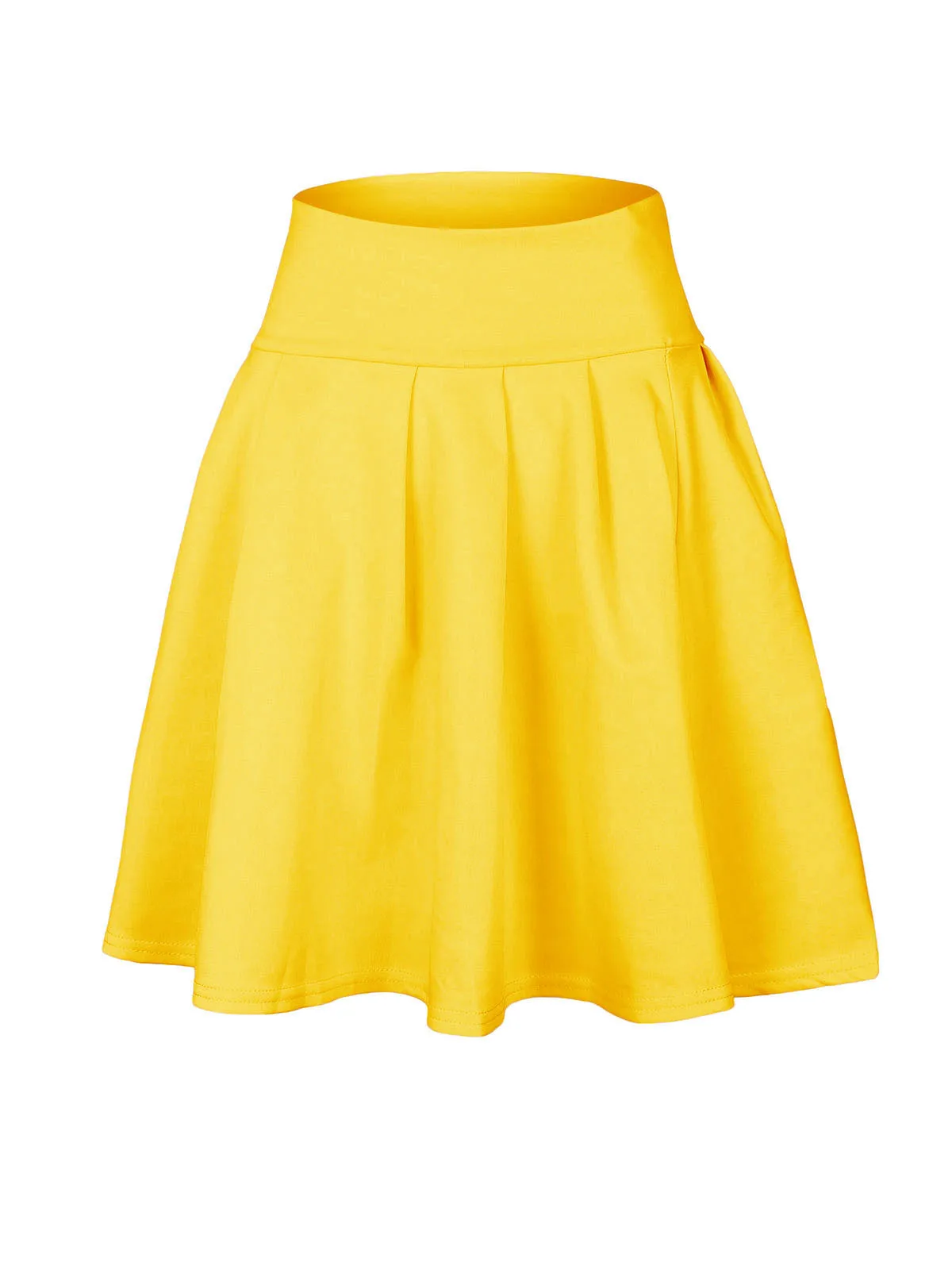 

Free Delivery!Fashion Simple Multicolor Skirt Sweet Slim Pleated Skirt Women High Waist Temperament Skirt