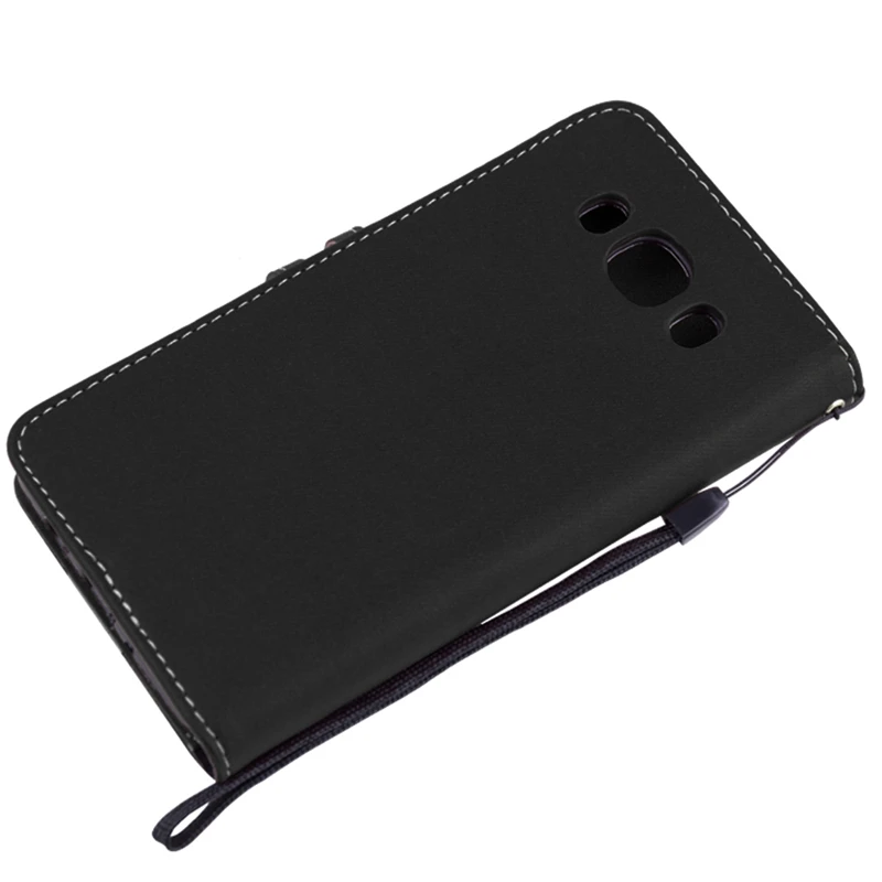 Coque Мода флип чехол для samsung J5 2016 искусственная кожа + силикон бумажник задняя