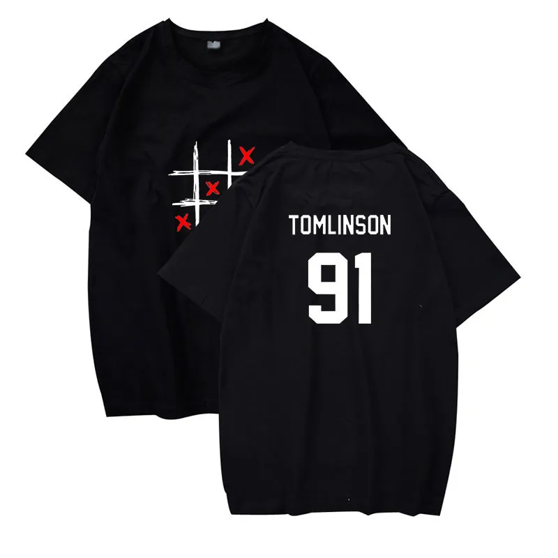 Футболка Мужская/женская с принтом смайлика Louis Tomlinson Miss You хлопковая смешная