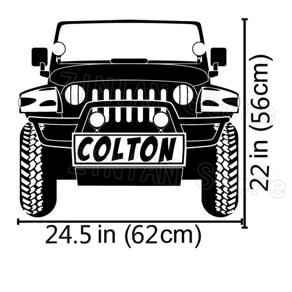 Jeep наклейки съемные Wrangler настенные Стикеры для гостиной игровой комнаты