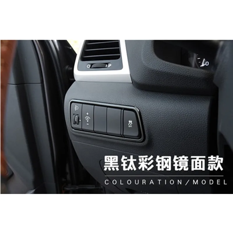 Для hyundai Tucson LHD для переключателя передних фар Кнопка кадров Крышка центр внутренняя панель отделкой стильное украшение