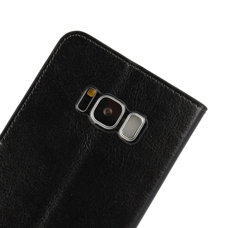 Luxury Leather Flip Cover For Samsuang Galaxy S8 S8Plus Vintage Wallet With Card Pocket S8+ 5.8 6.2 | Мобильные телефоны и