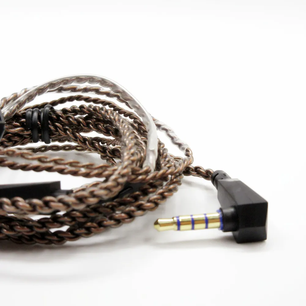 Лидер продаж выделенный кабель KZ ZS3/ZS6/ZST/ZSR/ZS10 0 75 мм 2 контактный обновленный