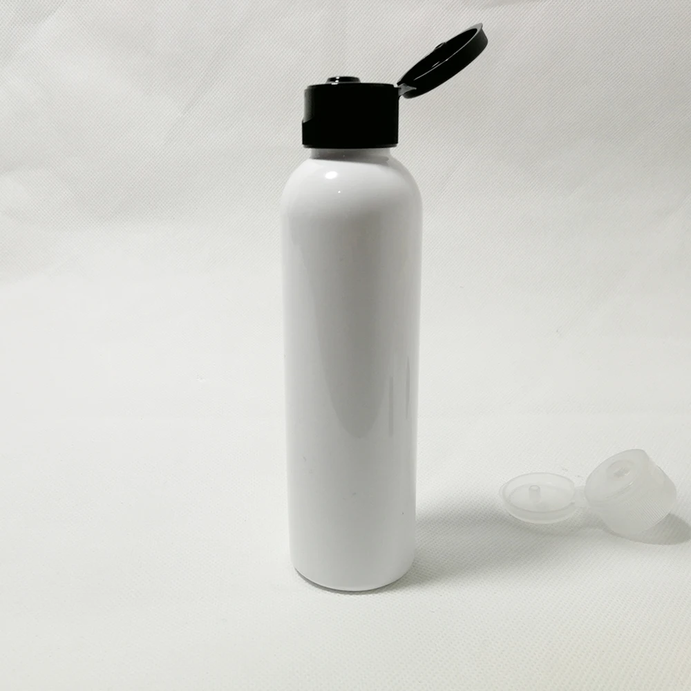 

30pcs 150ml Empty Refillable white Amber white Pet Bottle With Flip Top Cap PET Shampoo Bottle 150ml white Plastic Container
