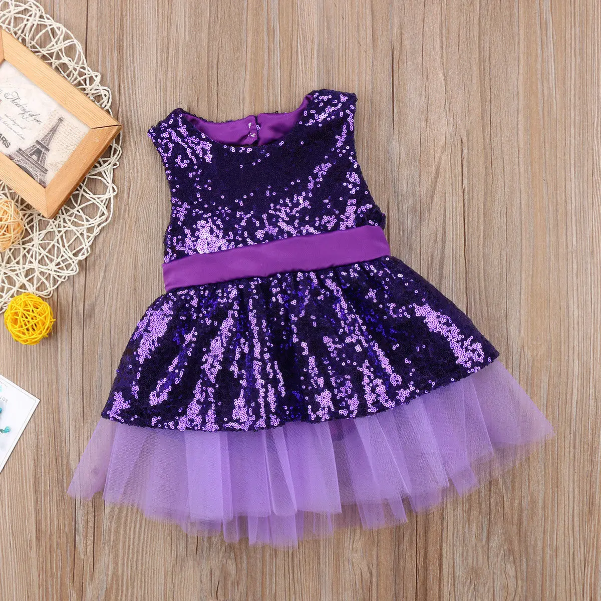 2018 Brand New Princess Kids Toddler Infant Child Baby Girls Sequins Dress Party Wedding Gown Backless Bow Formal Dresses | Детская