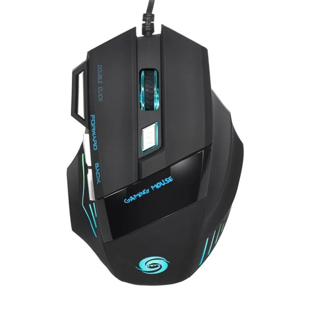 Gaming Mouse Wired 5500 DPI 7D LED Optical USB PRO Mice For PC LapComputer ** | Компьютеры и офис