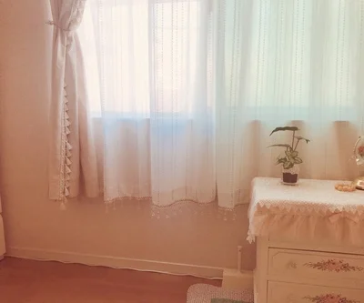 12 ярдов/Lot шторы кружевной отделкой декоративная кружевная бахрома с кисточками