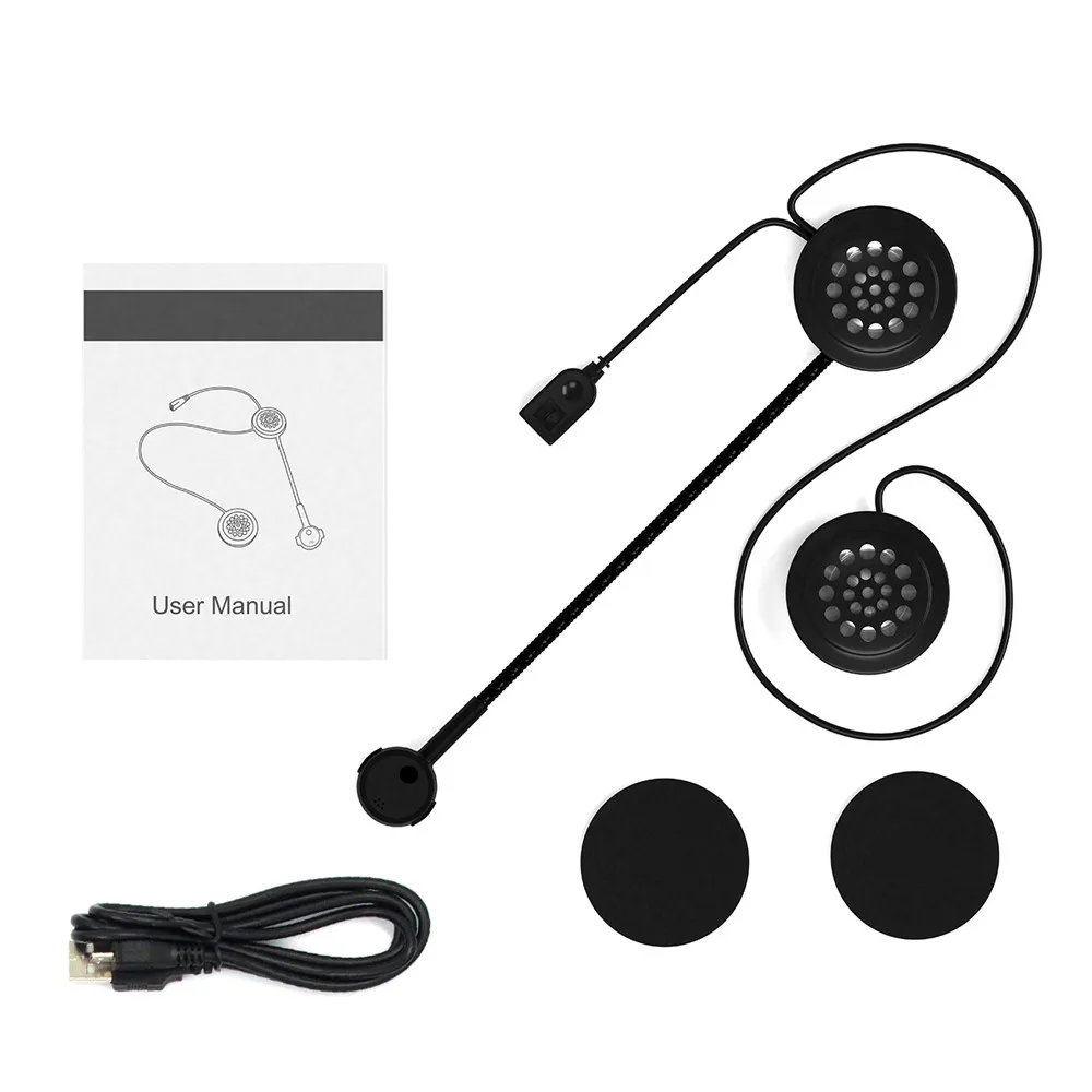 CARPRIE мотоциклетная гарнитура, гарнитура для мотоциклетного шлема, колонки, микрофон, Bluetooth, гарнитура, управление музыкальными звонками, Прямая поставка m15