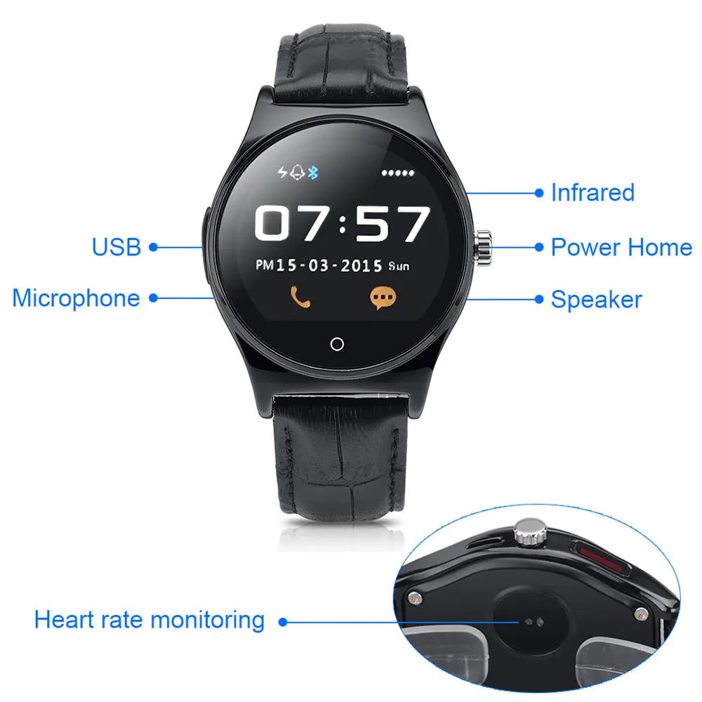 Newst R11 Смарт часы mtk2501 инфракрасный пульт дистанционного управления сердечного
