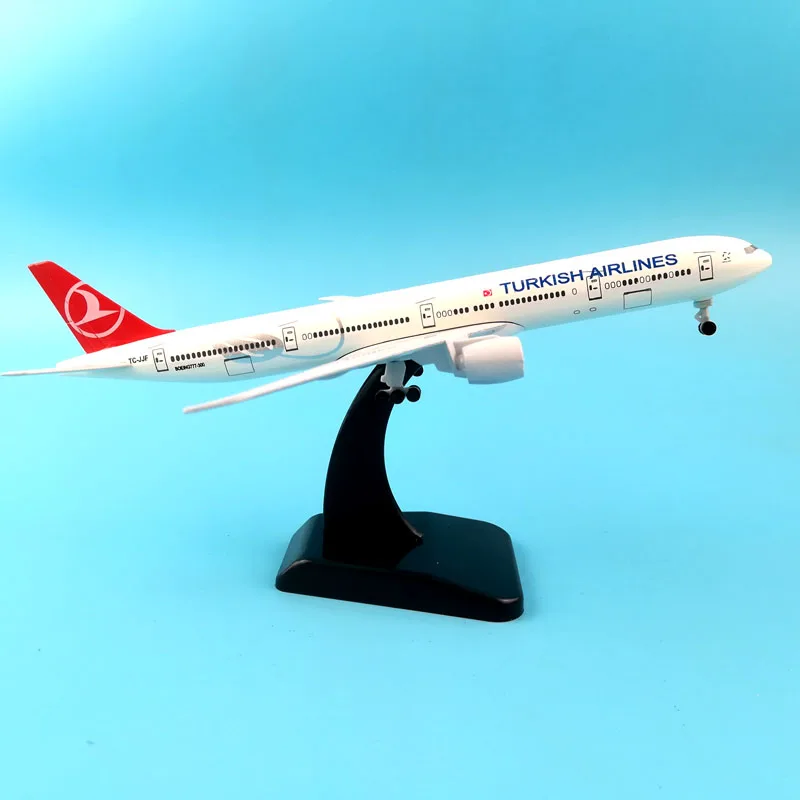 Самолет AIR PASSENG 20 см B777 турецкий металлический сплав модель самолета строительный