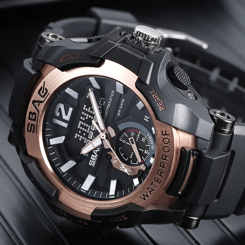 Лидирующий бренд роскошные мужские военные спортивные часы 2019 кварцевые