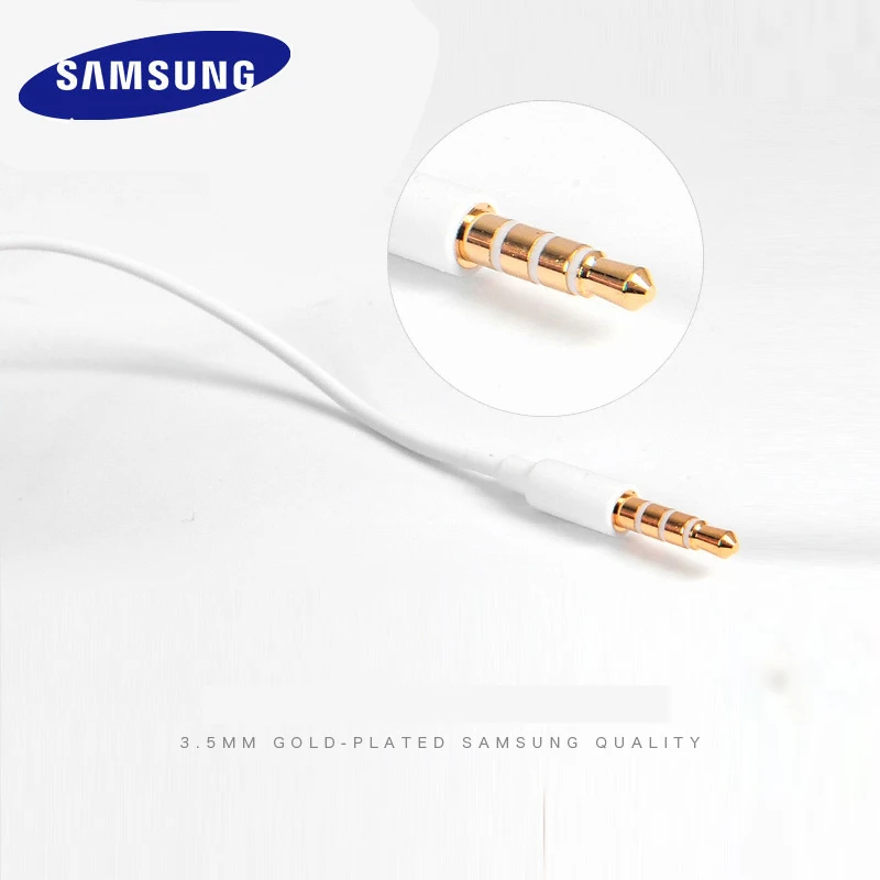 Оригинальные наушники-вкладыши SAMSUNG EHS64 с разъемом 3,5 мм, проводное управление, спортивные наушники, поддержка Galaxy S8/S8Plus S9/S9Plus