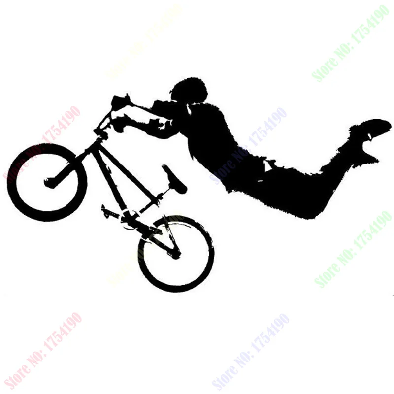Boy Giant BMX Bike Bicycle Wall Art Sticker Decal Home DIY Decoration Mural Removable Bedroom Decor 56x102cm | Дом и сад