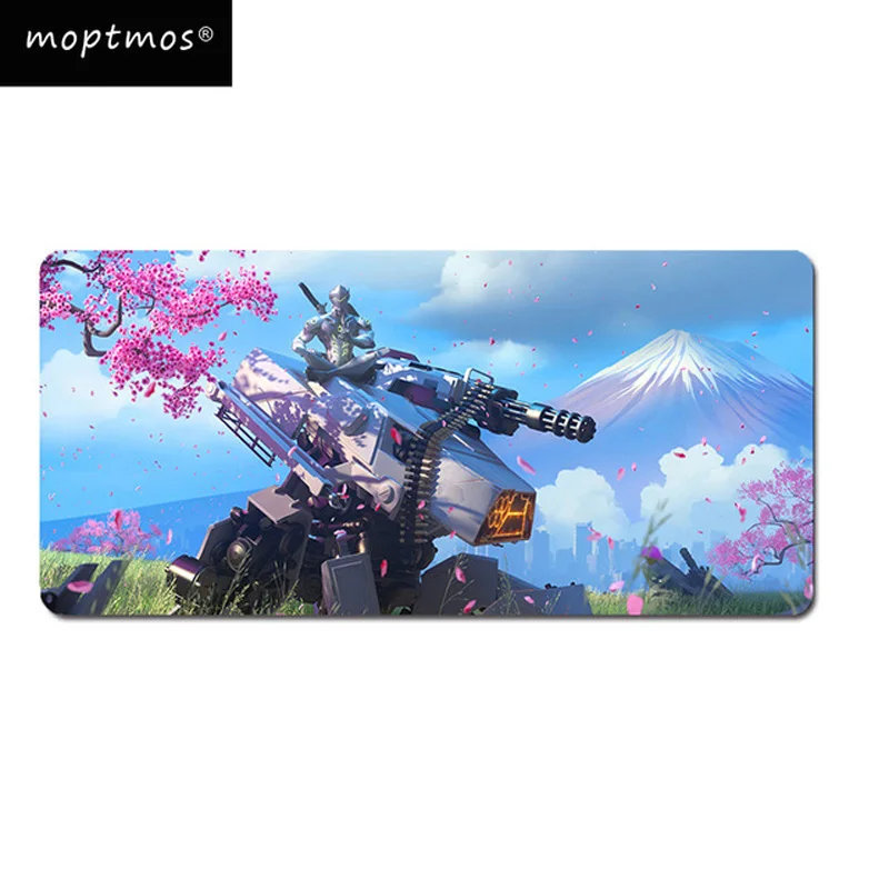 Игровой коврик для мыши Overwatch с резиновой основой и противоударной тканью