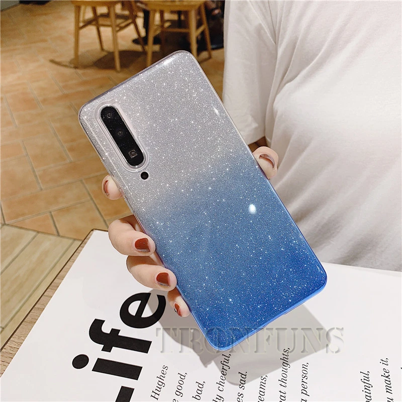 Блестящий Мягкий силиконовый чехол для Samsung Galaxy A50 A30 A40 A20 A10 A60 A70 M10 M20, блестящие Чехлы для Samsung A 30 A 50, чехлы