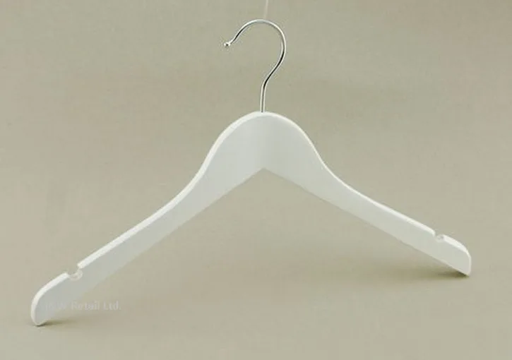 [Бесплатная доставка] Высококачественная Белая деревянная вешалка для куртки