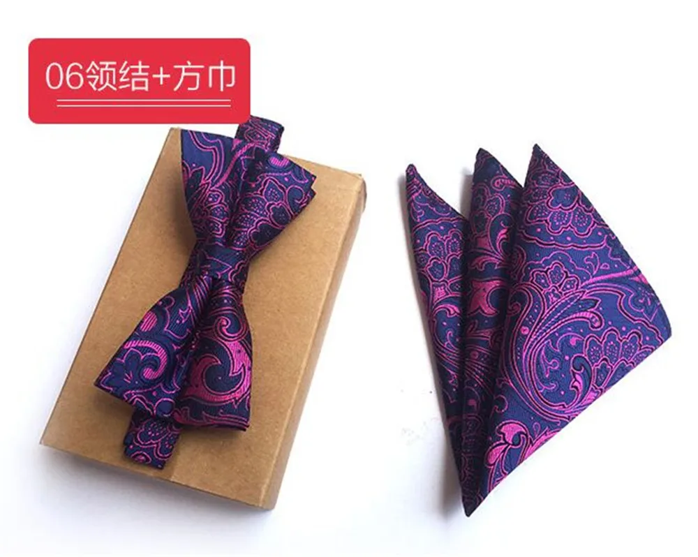 SCST бренд Gravata Золотой Пейсли ПРИНТ синий носовой платок мужские шелковые