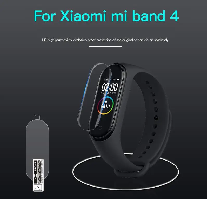 Для Xiaomi mi Band 4 защитная пленка для мобильного HD ультратонкий против царапин мягкий mi band 4 защитная пленка для экрана не закаленное стекло