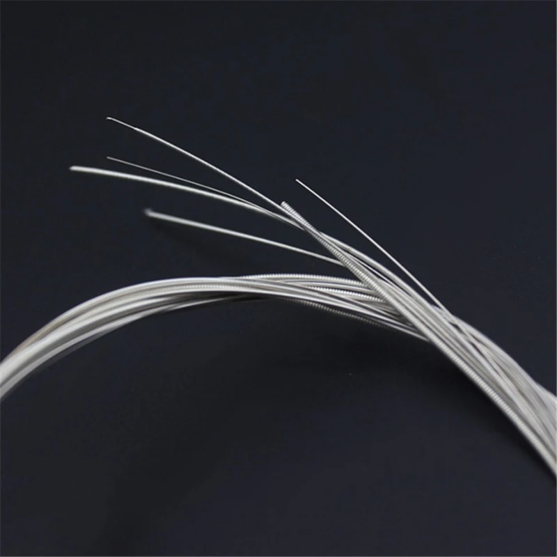 

IRIN 6pcs/lot A104 0.010-0.047 Inch Acoustic Guitar String Silver Plated Copper Alloy Music Instrument Strings Set Replacement