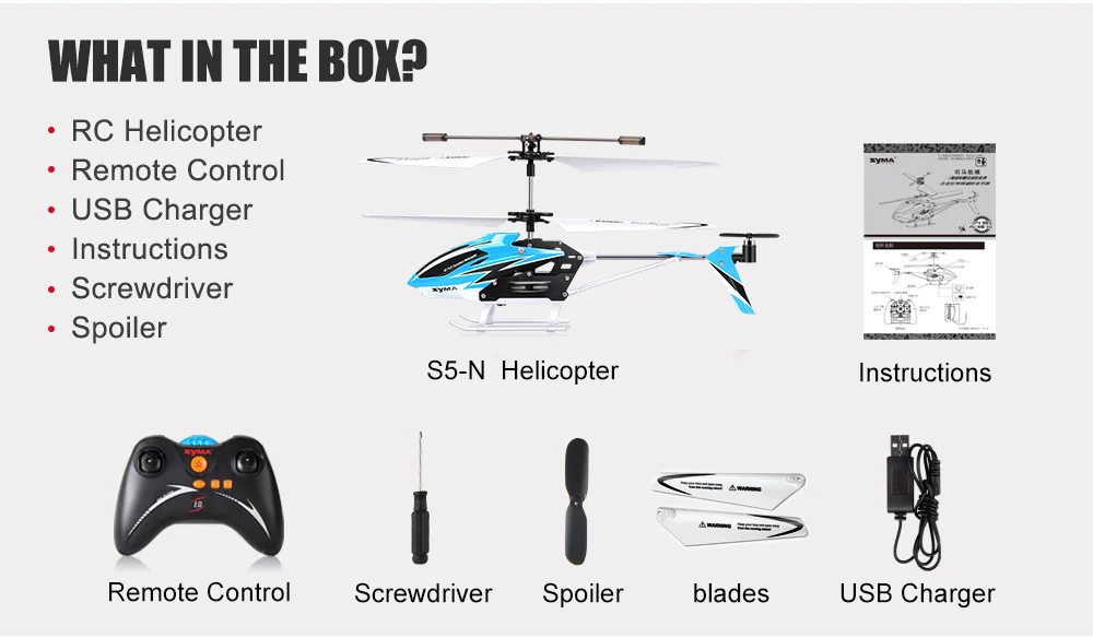 SYMA S5-N вертолет дистанционного управления Вертолет светодиодный свет с гироскопом Небьющийся Крытый 3.5CH RC игрушечные самолеты для детей