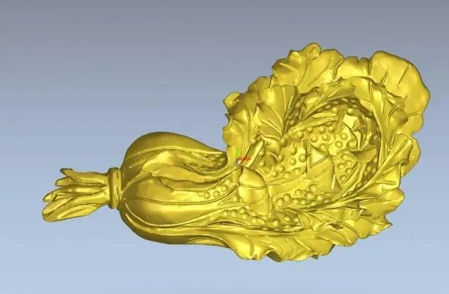 

3D model circular engravure 4 axis relief/computer sculpture Chinese cabbage