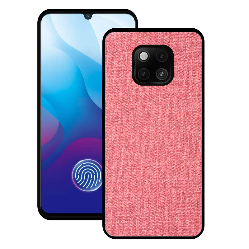 Тканевый художественный простой чехол для huawei P30 mate 20 Pro Lite 20X Honor 9X Nova 4e 4 5 Чехол дышащий противоударный мягкий чехол бампер