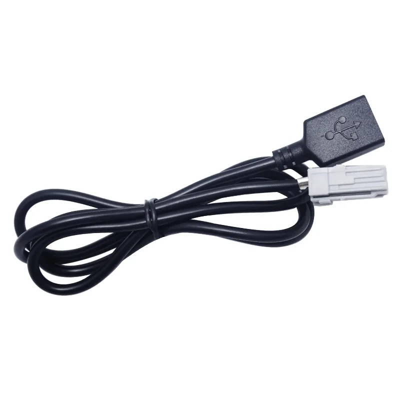 Car Aux Audio Input Wire Original Plug To USB Cable Adapter Conector For Toyota RAV4 EZ Verso Camry Yaris Lexus ES350 CAS023 | Автомобили