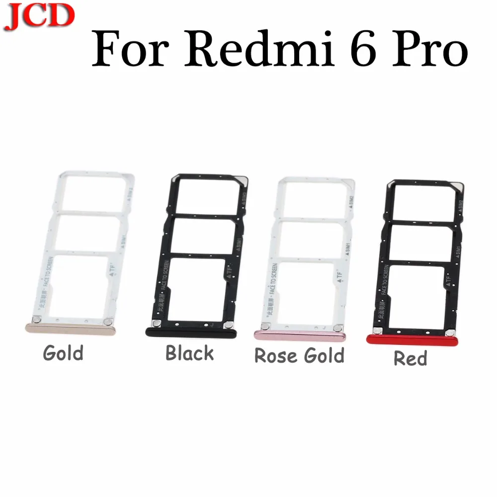 Лоток для SIM карты JCD 1 и 2/TF адаптеры лоток держатель слота Micro SD адаптер Xiaomi Redmi 6