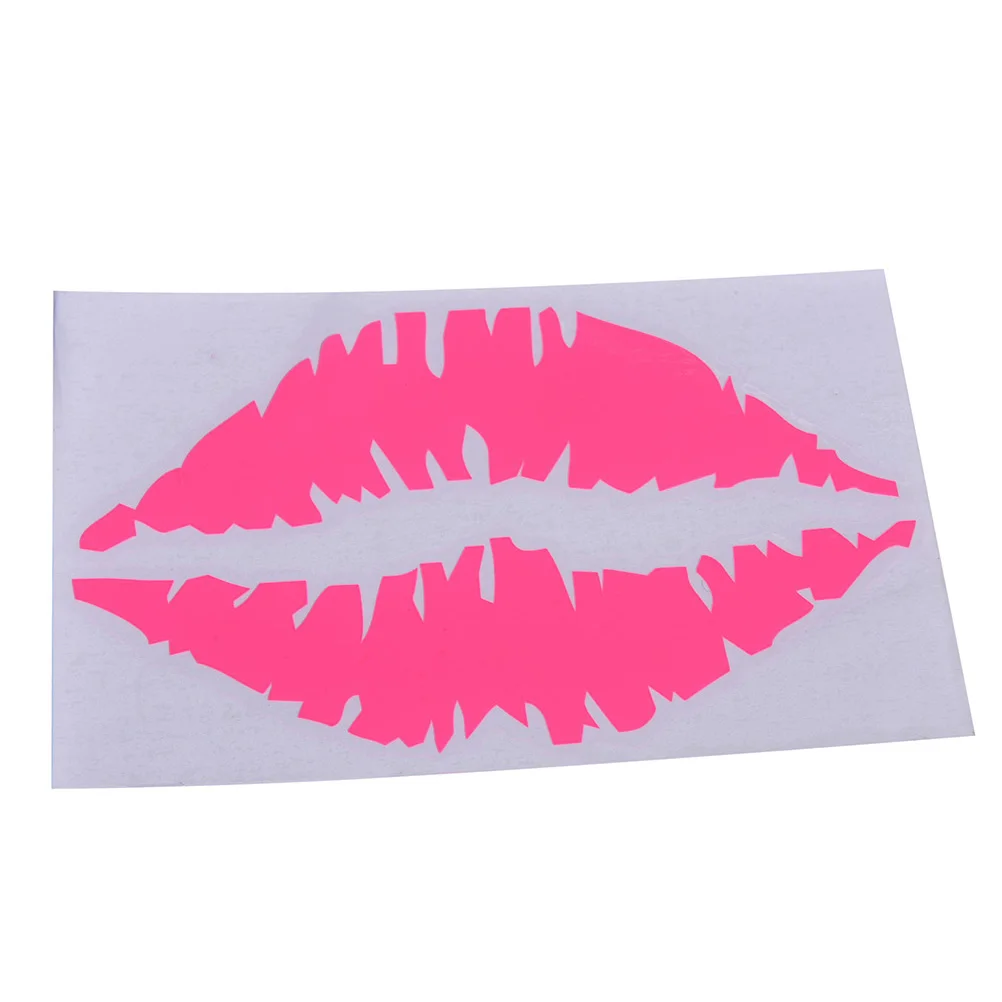 1 шт. пикантные розовые губы автомобиля двигатель Стикеры Декор аксессуар