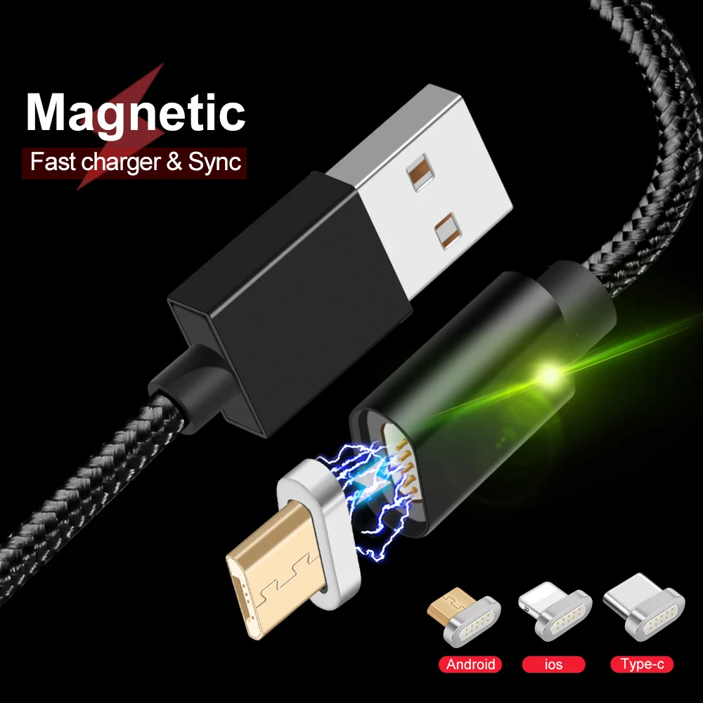 Олаф магнитное зарядное устройство USB кабель адаптер для iPhone Micro usb type C кабель для мобильного телефона Быстрая зарядка магнит зарядное устройство адаптер