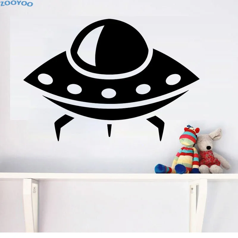 ZOOYOO инопланетяне космические настенные наклейки НЛО домашний декор для детей