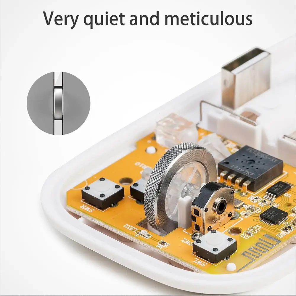 Беспроводная мышь Ajazz I25T Bluetooth/2 4G с двойным режимом Бесшумная беззвучная