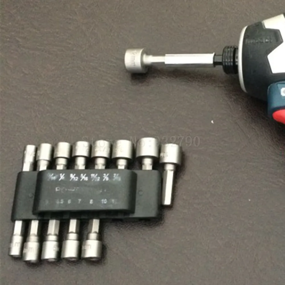 Отвертка с шестигранным хвостовиком 14 шт.|socket bit|nut driver drill bitnut |
