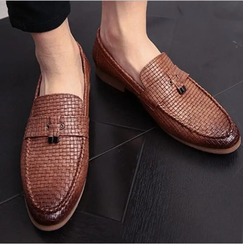 Для мужчин Мужская классическая обувь на плоской подошве в английском стиле