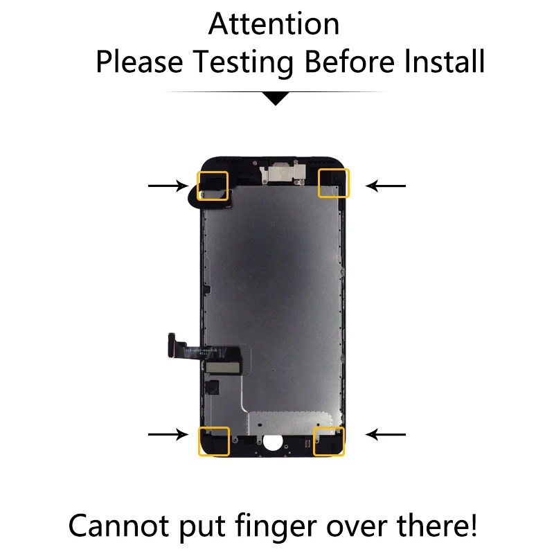 20 шт. 100% тест полная сборка запасная часть для замены ЖК дисплея iPhone 7P экран с