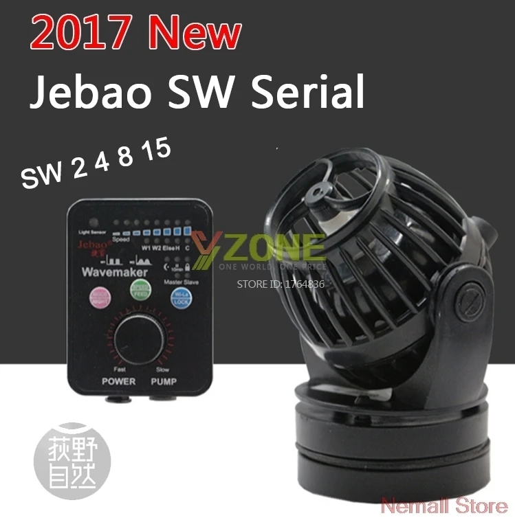 Новинка 2017 года Jebao морской аквариум Беспроводной волны чайник SW-2 SW-4 SW-8 SW-15 RW4 RW8 RW15