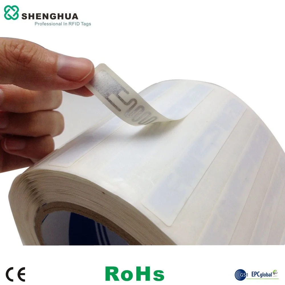 

2000pcs/roll All New UHF Passive RFID Tags With 10 feet Self Adhesive Labels