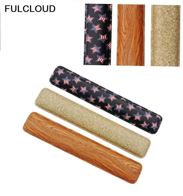 FULCLOUD 2017 New 465*25*82mm Fashion Leather Hand Pad Mouse Wrist Rest 104 Mechanical Keyboard free shipping |