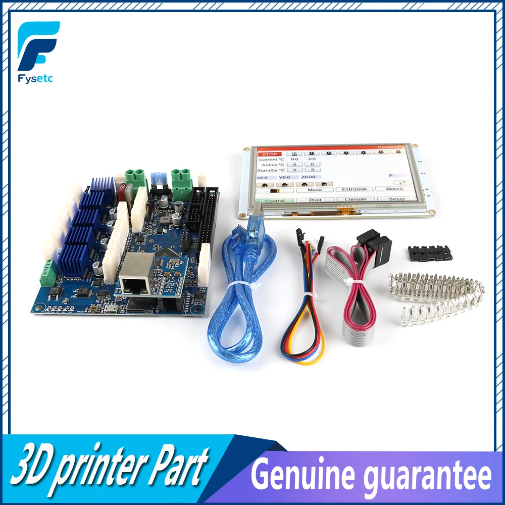 Clone Duet 2 Ethernet усовершенствованная 32 битная Электроника V1.04 с 5 дюймовым панелью 5i