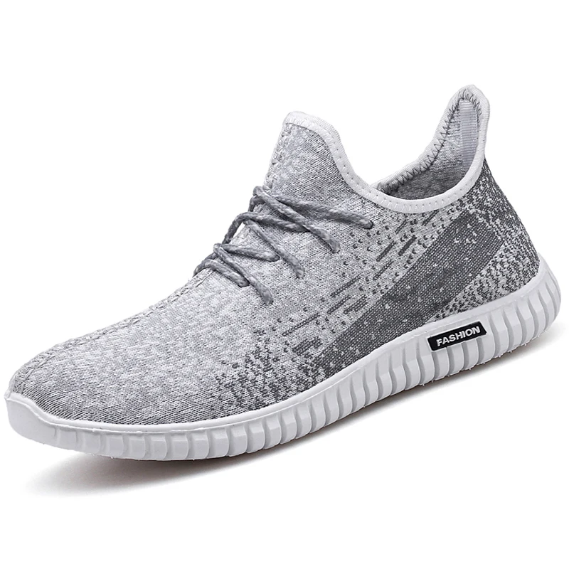 Мужские мокасины модная мужская обувь тренд сезон весна-осень flyknit для бега Calzado