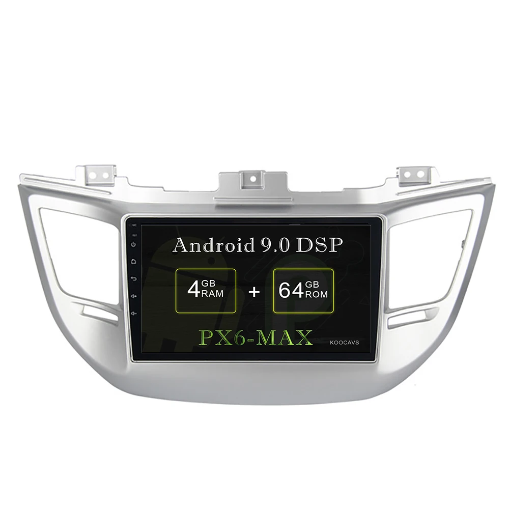 KOOCAVS 10 2 &quotIPS Android 9 0 автомобильный GPS радиоплеер для Hyundai Tucson 2016 2017 с 4 Гб + 64