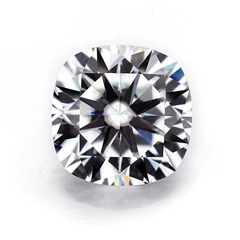 

Top Quality Cushion brilliant cut 10.5x10.5mm EF Color Lab Grown Moissanites Diamonds for Jewelry Ring