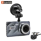 Bluavido 4-дюймовый FHD 1080P Автомобильный видеорегистратор ADAS ночное видение IMX323 датчик двойной объектив Автомобильный видеорегистратор мониторинг парковки