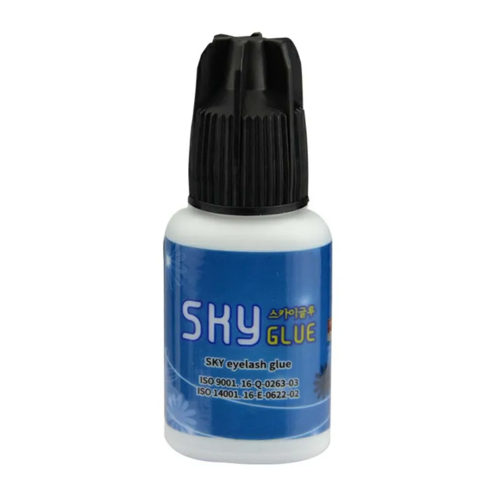 Sky S+ 1 bottle 1-2s dry time Most Powerful Fastest Korea Glue for Eyelash Extensions MSDS Adhesive 5ml Black Cap | Красота и