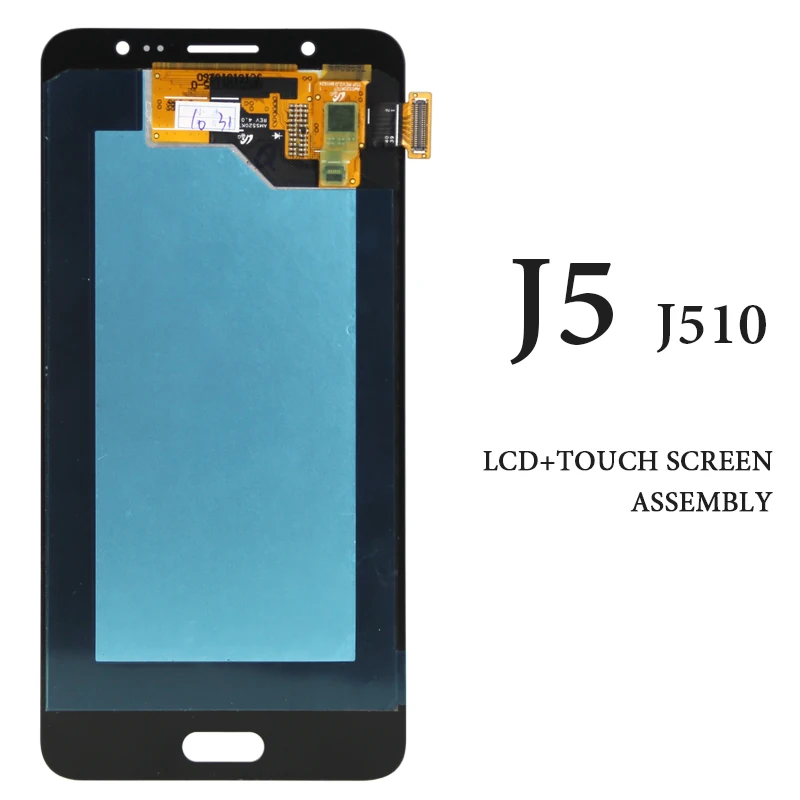 Купи OLED для Samsung J5 2016 J510 ЖК-дисплей OEM высшего качества для SAM Galaxy J5 J510 J510F J510M сменный сенсорный экран в сборе за 2,603 рублей в магазине AliExpress