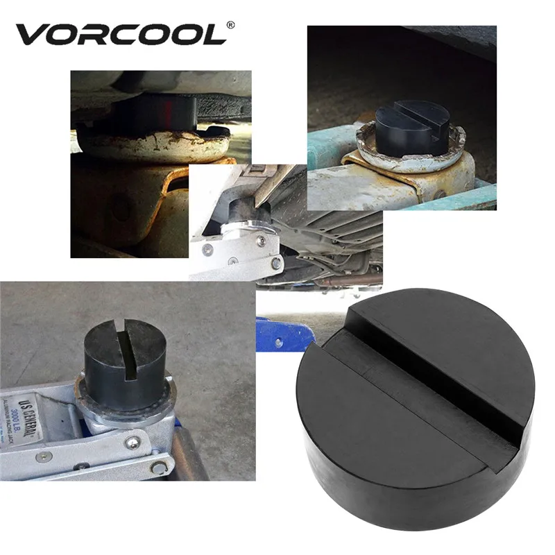 VORCOOL Накладка для подъемника автомобиля из резинового слота на полу, защитная рамка адаптера для подъема с бокового шва.