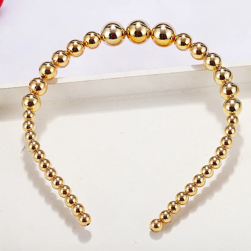 LEADERBEADS женские летние модные большие белые жемчужные повязки для волос девушек