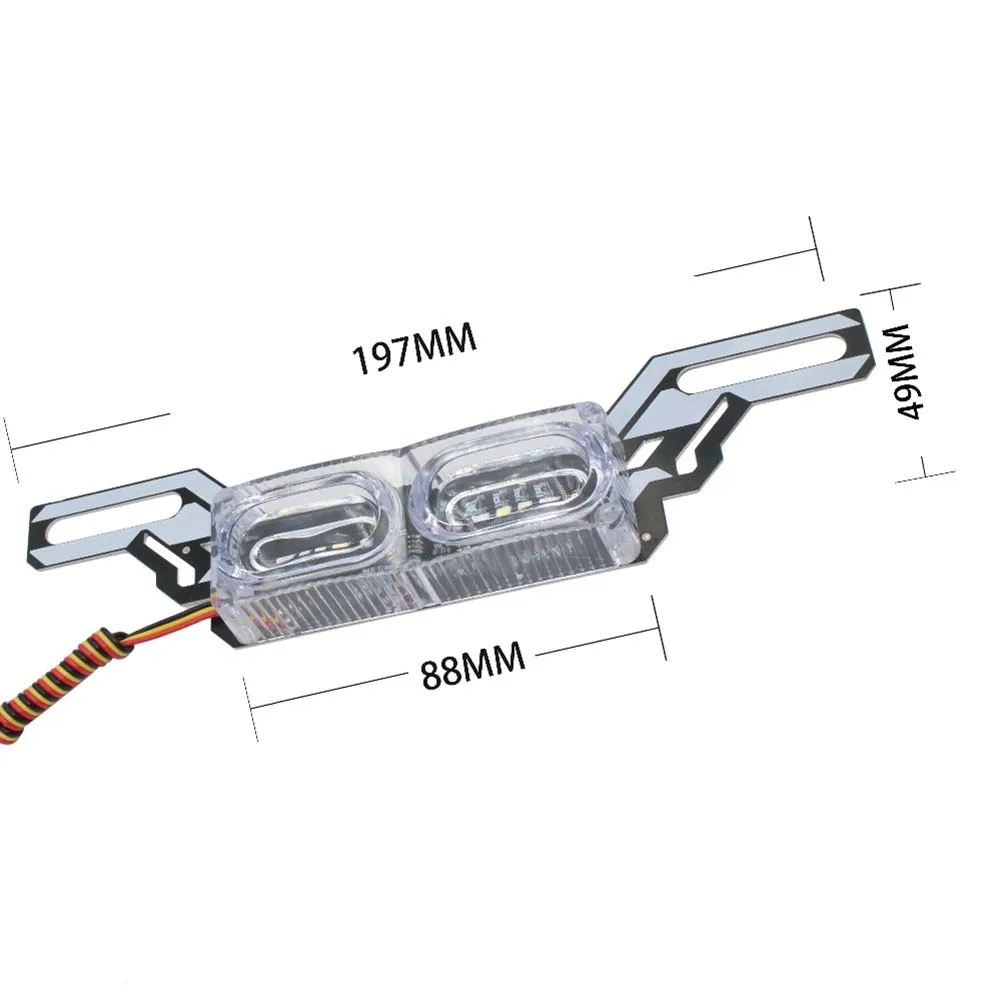 Мотоцикл DRL стробоскоп фонарь стоп сигнала Светодиодный вспышка единый